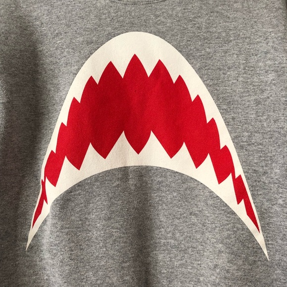 Green Hill Shark Jaw Crewneck Hoodie - Picture 2 of 8